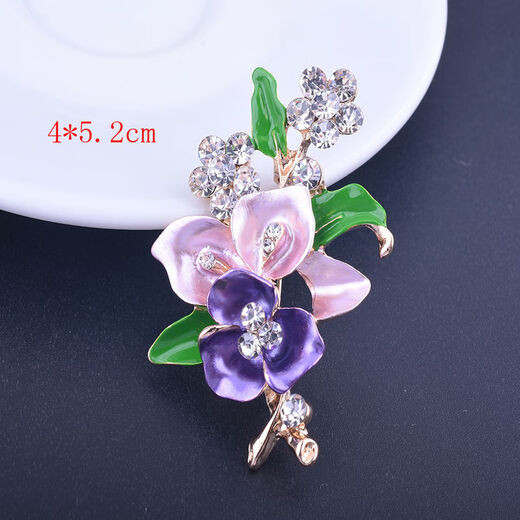Suiyu Xianyan exquisite rose brooch, versatile flower corsage, anti-exposure accessories, women's A style