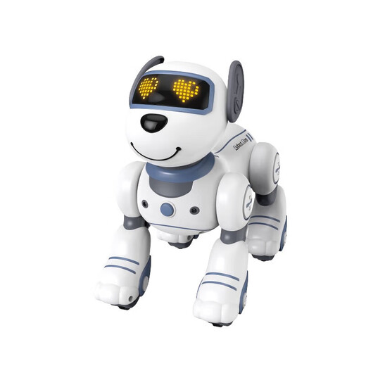 
JJR/C Children's Early Education Intelligent Voice Control Machine Dog Toy Boy 1-3 Years Old Baby 4-6-8 Years Old Child Bionic Robot [Programming Intelligent Follow + Touch Interaction] Golden Gift for Children 2 to 3 Years Old Childhood Gifts