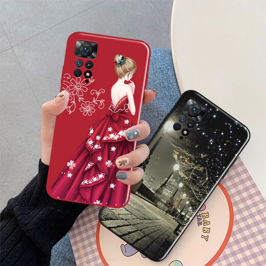 
Weimeina Redmi Note11epro mobile phone case redminote11epro protective case noto11epr0 anti-fall n dimly lit (focus on store matching tempered film + ring + lanyard) G Redmi Note11Epro Snapdragon 695 version