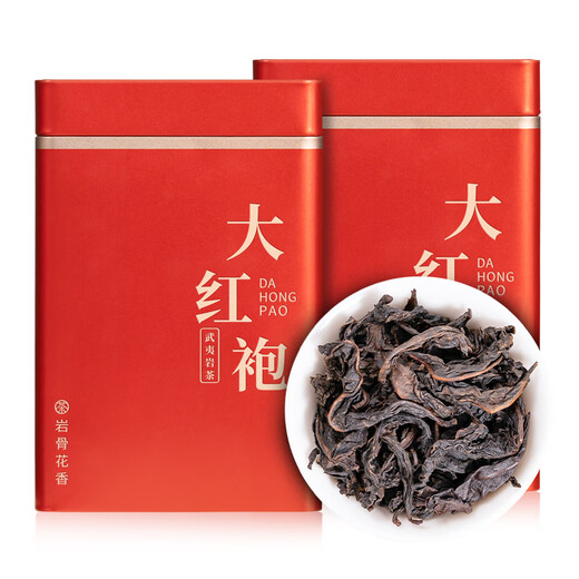Huayuan Tea Industry Dahongpao Wuyishan Rock Tea Oolong Tea Strong Flavor Father's Day High-end Gift Box 500g