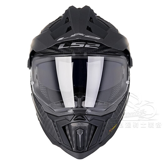 LS2 Fibra de carbono de carbono Tensión Tensión Tensión Casco Casco Motocicleta masculina Casco completo Casco Four Seasons Breathable Dual Lens MX701 Carbon Fiber de 6k-Dumb-Free Summer Silk Head Cover XXL (sugerido 60-61 cm)