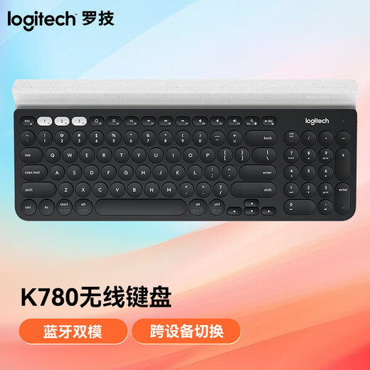Logitech K780 Bluetooth keyboard wireless comes with bracket for multiple devices to quickly switch laptop tablet iPad K780 wireless keyboard