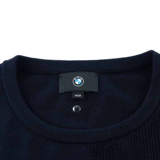 BMW Studio [100% шерсть] BMW мужской пуловер -свитер поездка на случай повседневного круглого свитера мужчины