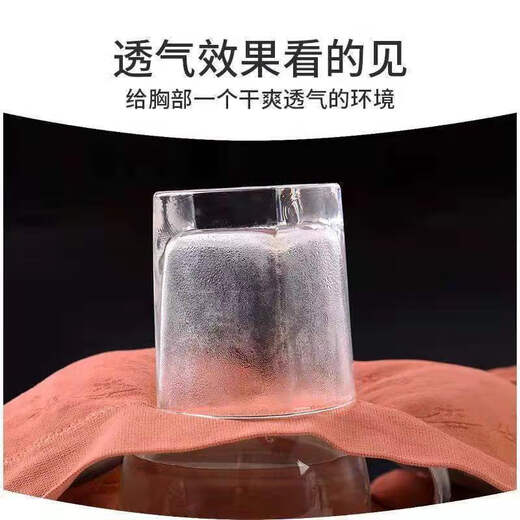 妈妈内衣中老年文胸大码运动全罩杯女士无钢圈妇女防下垂胸罩 肤色 均码(80-120斤)