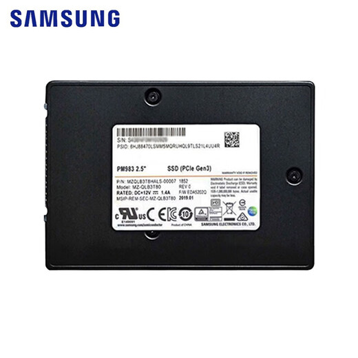 SAMSUNG PM983A (SAMSUNG) Entreprise SSD Server SSD Disque dur U.2 Interface NVME Protocole PC PC Bureau à l'état solide Mémoire de stockage interne PM983 U.2 Interface PCLE3.0 1.92T
