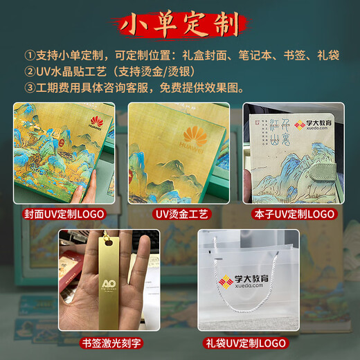 Gifts from the Stars Notebook Set Gift Box Handbook Stationery Set Customized Forbidden City Cultural and Creative Business Souvenirs Practical Small Gifts 18-Year-Old Adult Gifts for High School and Junior High School Students Birthday Gifts for Boys Good Things Are Coming Upgraded Version Gift Box + Gift Bag