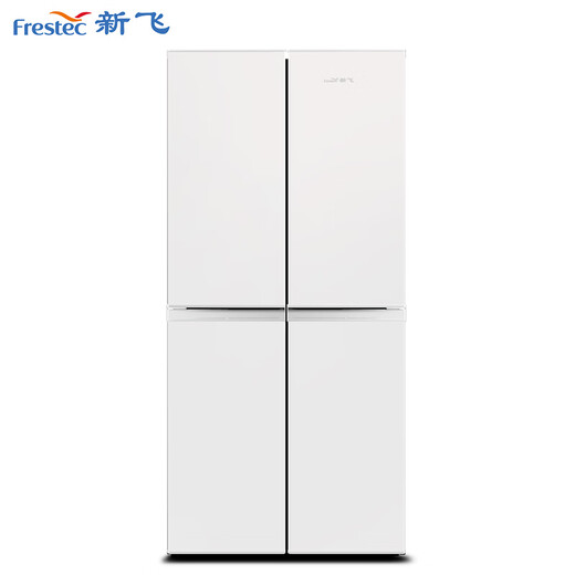 Xinfei 363 liters 58cm built-in refrigerator cross-door energy-saving household refrigerator four-door multi-door energy-saving refrigerator white 363 liters deep 583mm ultra-thin