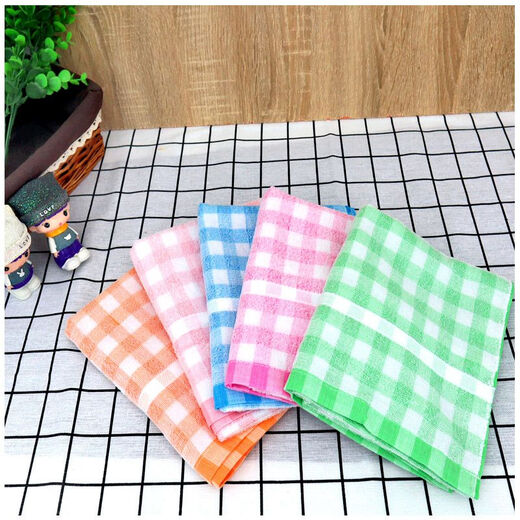 Shantoulin Village Shanghai reine Baumwolle 1048 Sommer Mercury Handtuch Badegesicht Marke Handtuch Plaid Plaid dünner Streifen 1048 Mercury Handtuch zufällige verschiedene Farben 84x35m