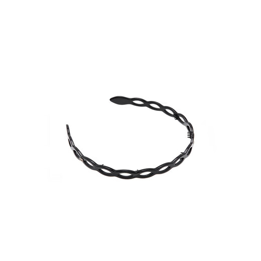 ALEXANDRE DE PARIS simple women's hairband classic retro hair accessories for women 1573 N classic black