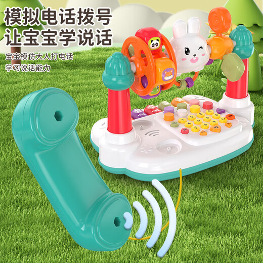 Live stone infant toys 0-1 year old one year old baby toys children 1-3 years old early education educational toys piano girls one year old [16 in 1] Phone piano playing gopher story machine 61 Children's Day gift children's songs magic tool for coaxing babies