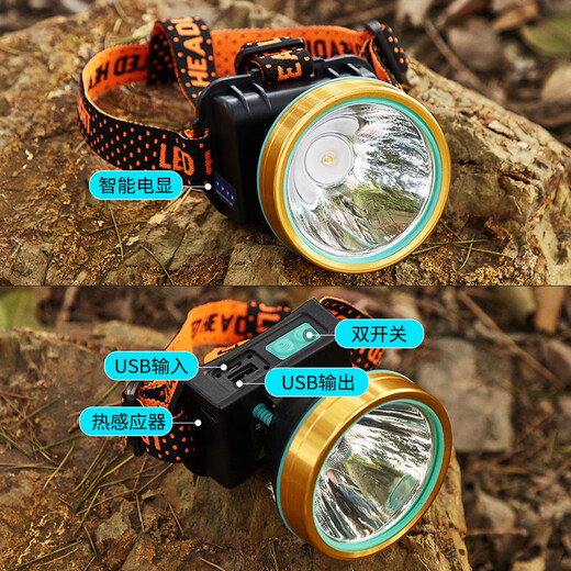 Zhizhou Ye Fishing Furlight Сильная зарядка света супер яркая голова грыжа.