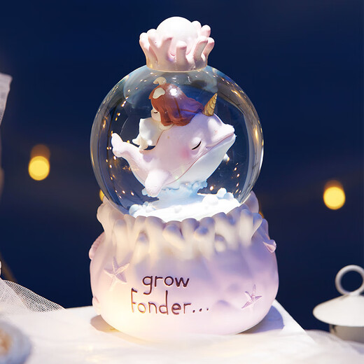 色豆（SEDOU）水晶球音乐盒八音盒生日礼物女生送男孩女孩7-14岁儿童玩具