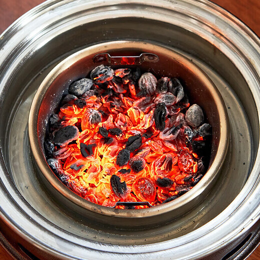 尚烤佳（Suncojia）煮茶炭 核桃炭 果木炭 龙眼炭 无烟烧烤碳 茶炉专用炭 经济装1斤