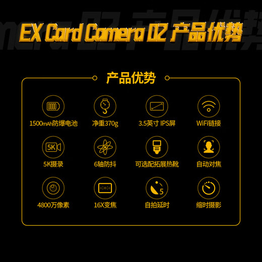 DORLAND Delan intrinsically safe industrial grade explosion-proof digital card camera EX Card Camera02 explosion-proof zone 1 zone 2