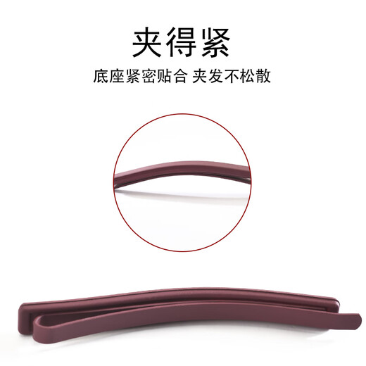 Jinhe Hair Clip Edge Clip Clip Clip Black Clip Neuer Seitenclip zurück