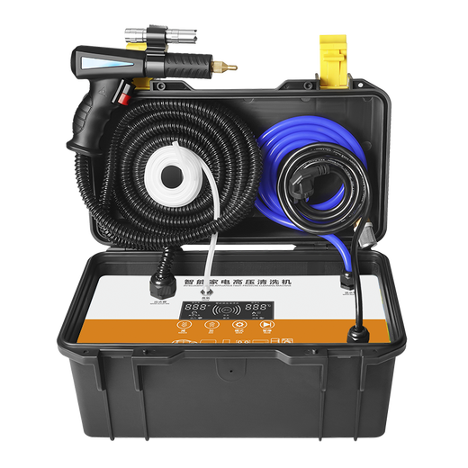 Muwu Commercial Steam Cleaner High Temperature and High Pressure Housekeeping Appliances Cleaning Air Conditioning Tools High Temperature Kitchen Oil Fume Degreasing Cleaning Machine Multifunctional All-in-One Machine 3500W Commercial 100KG Standard Model (can be connected to an air pump to clean pipes)