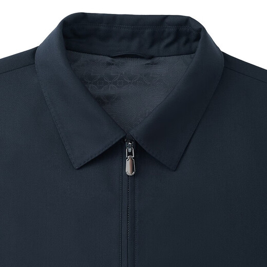 Jinlilai Jacke Jacke Herren Frühling [Maschinenwaschwolle] Warm Executive Revers Reach Business Commuter Jacke Marine Blue-95 L