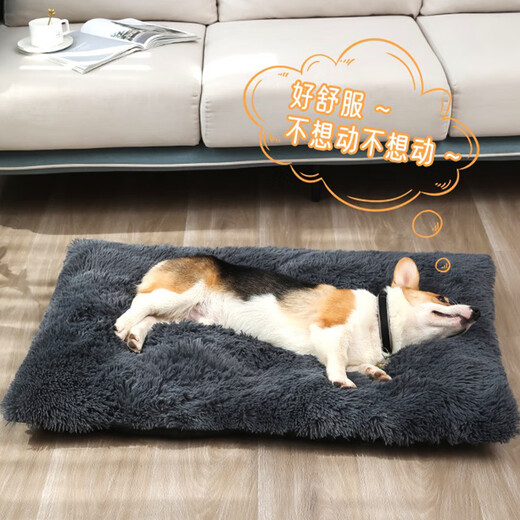 Cocs animal de compagnie moelleuse en attente hivernale sommet pour animaux de compagnie lit de chien confortable lit chat lit de chien lit pour animaux de compagnie Pider Xs (43 * 30 cm Poids recommandé 5 Jin [Jin est égal à 0,5 kg]))