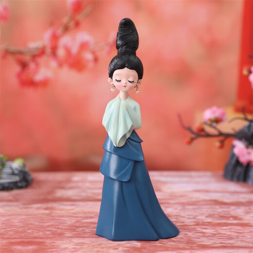 The only national trend is this green ornament, cute cartoon creative doll model, toy decoration, car desktop small ornament, hand-raised large size, about 10*7*24cm