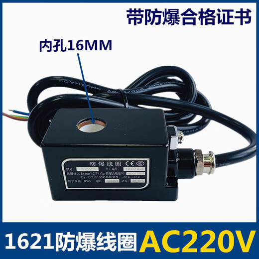 Explosion-proof solenoid valve 4 points 220VDN15/20/25 normally closed valve gas switch valve solenoid gas valve 1621 explosion-proof coil AC220V