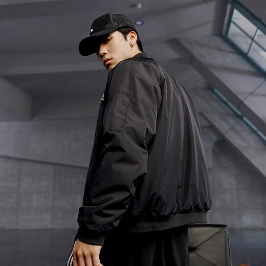 Adidas Cotton Jacket Herren Top 2023 Spring Sportswear Windproof warmes lässiges lässiges Baseballjacke Bomber Jacke JN4855 L