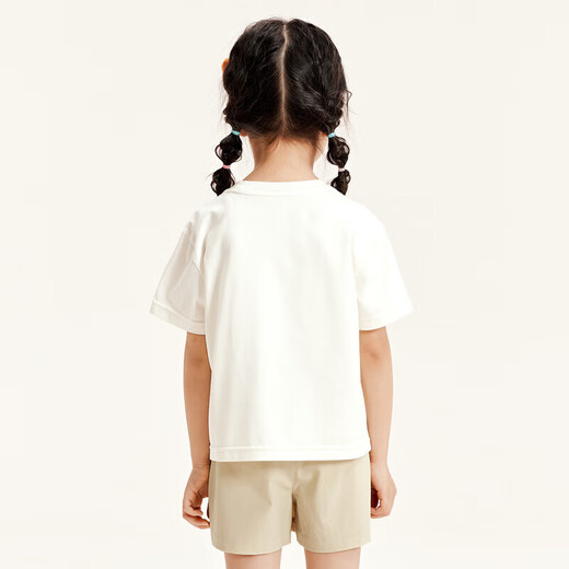 Mini Bala [cool quick-drying] Girls Summer Antibacterial Set Baby Short Sleeve Two-Piece Set