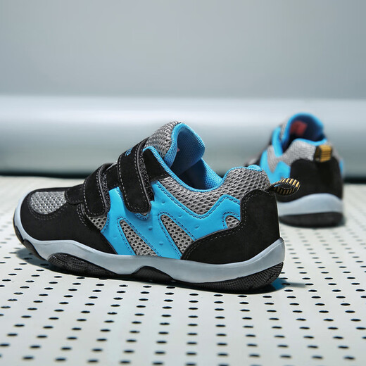 Anta kids Anta badminton shoes children's autumn mesh breathable training shoes boys and girls sports shoes table pong students children's sports shoes 3897 meters orange 28 inner length about 18.0cm