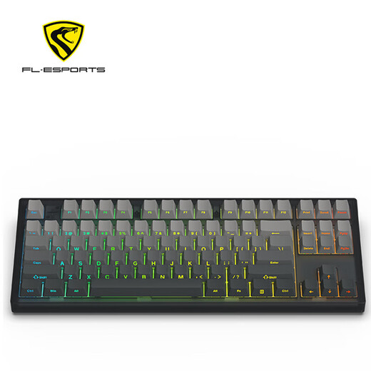 Belly Spirit MK870 Clavier mécanique de latérus à écharpe chaud Hot Swap Clavier de jeu Bluetooth Wired Wired Wired Wireles