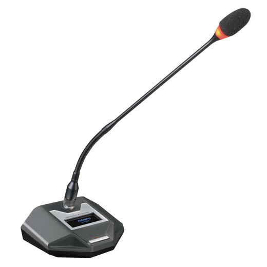 Yingsheng GIFTED SOUNDGS wired conference microphone gooseneck double pole double round pole podium desktop speech condenser dual microphone (D type) gooseneck