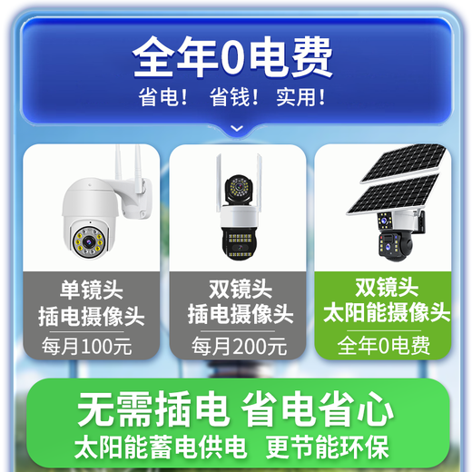 Überwachung von Network-Eye Solar Camera, kein Strom, kein Netzwerk, kein Verkehr, drahtlos im Freien, keine Verbindung zum WLAN, keine Plug-in-Outdoor-360 Grad, keine blinden Stellen und Panoramablicks mit Nachtsicht