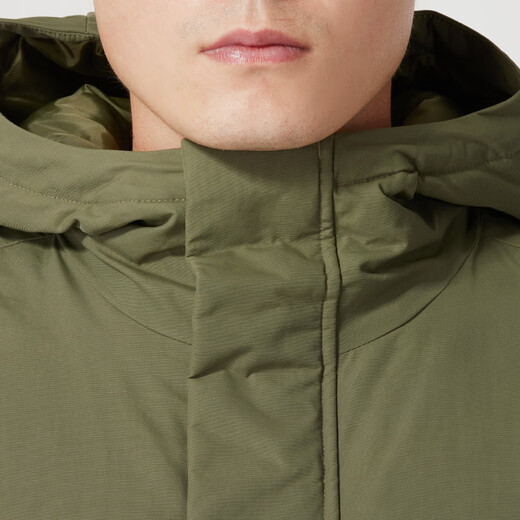 阿迪达斯 （adidas）外套男女棉服2024冬季新款户外防寒服宽松防风保暖连帽棉衣运动服 IV9230/岩层橄榄绿 M