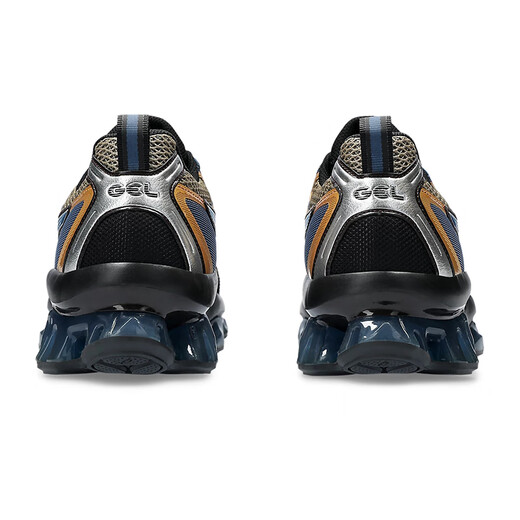 亚瑟士（asics ）GEL-QUANTUM KINETIC 复古减震耐磨男士运动休闲鞋跑步鞋 碳灰/金1203A270-021 标准40.5/US7.5