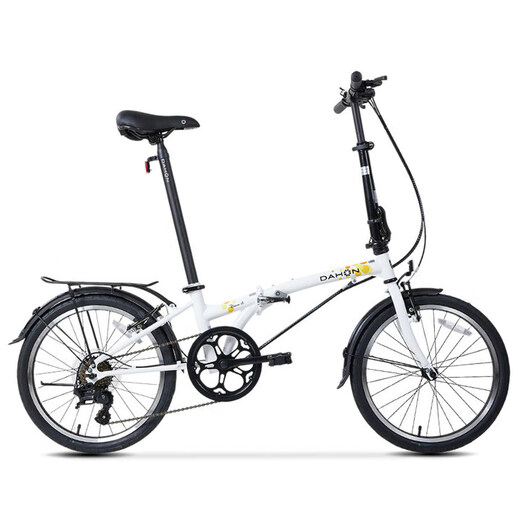 DAHON folding bicycle 20-inch ultra-light 6-speed commuter folding bicycle HAT061 white