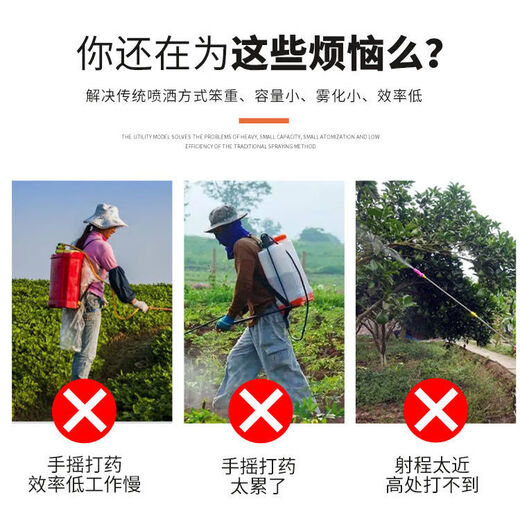 Honda BUNTIN imported authentic Honda backpack gasoline high-pressure sprayer new household four-stroke sprayer farmland disinfection 989 imported Honda butter-free high-pressure 30-liter pure copper pump