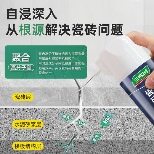 Sankeshu paint (SKSHU) tile hollow repair glue injection strong adhesive floor tile special repair tile repair agent 650ml