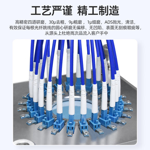 Youpulian 9MM flame retardant explosion-proof armored tail fiber single-mode double-core four-core 4-core 6-core 8-core SC-SC to FC-FC-LC-ST Kaijia custom-made fiber optic jumper with armored tail cable 9MM mining armored single-mode 4-core LC-LC 20 meters