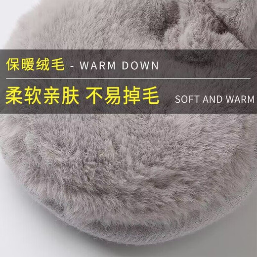 回力耳罩男冬季保暖耳套耳包护耳朵耳捂子女耳帽冬保暖骑行防寒冻加绒 黑色 1个