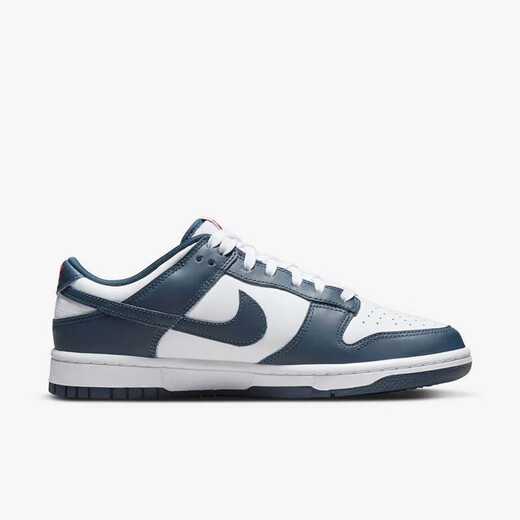 耐克（NIKE）鞋子男 Dunk Low Retro经典低帮男子休闲运动鞋轻便舒适复古板鞋 DD1391-400 白藏青 42