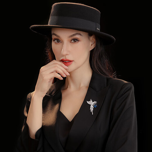 Oppenheim benheart Danish eagle brooch high-end exquisite light luxury temperament brooch suit high-end sense for men brooch-Falcon white gold