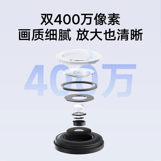 小米摄像头CW500双摄版 双400万超清双摄家用无线手机远程监控360度全景带夜视 双2.5K画质室外摄像头 小米室外摄像头CW500双摄+128G卡