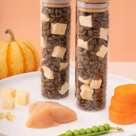 Feilengcui cat food freeze-dried chicken milk cake salmon 1.5kg general cat food for kittens and adults six kinds of fish 1.5kg