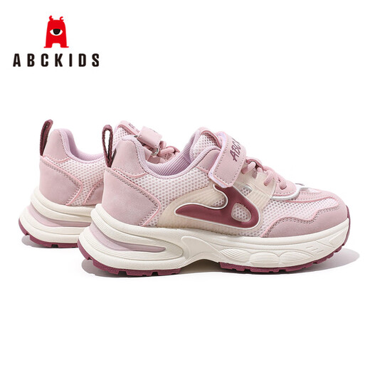 
ABC KIDS children's shoes children's sports shoes Velcro men's and girls' shoes non-slip casual shoes 3738PY pink 33