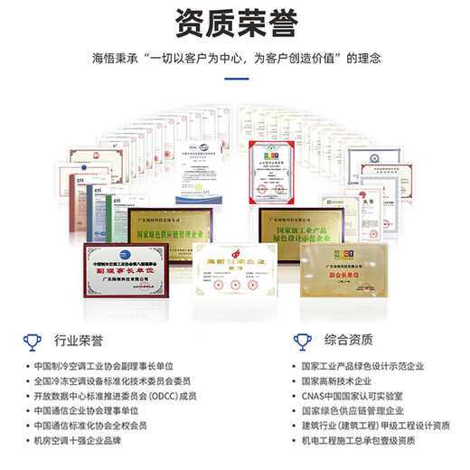Haiwu CRC inter-row chilled water precision air conditioner computer room air conditioner 60kW indoor unit (constant temperature and humidity)