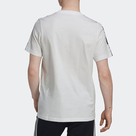 Adidas (adidas) Clover Men's Summer New Sportswear Casual Fashion Trendy Breathable Round Neck Short Sleeve T-Shirt FM9906 HK2798 S