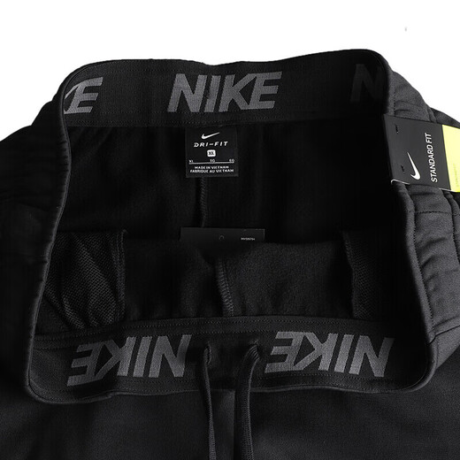 Nike (NIKE) sports pants plus velvet men's trousers woven training straight trousers outdoor running warm casual pants black BV2708-010 warm plus velvet L130-150Jin Jin equals 0.5 kg