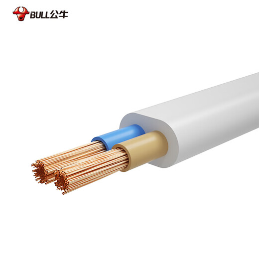 
Bull Bull Cable Engineering Wire High Standard Copper Core Round Wire Flat Wire Double Wire Ultra Soft Wire Cable Gray Flat Wire (9215)2*1.0*1m
