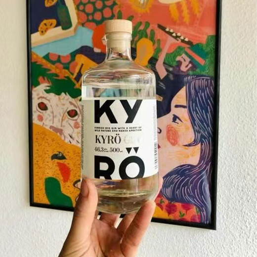 岚博（KYRO）【原瓶进口】芬兰黑麦金酒杜松子酒洋酒 岚博金酒 750mL 1瓶