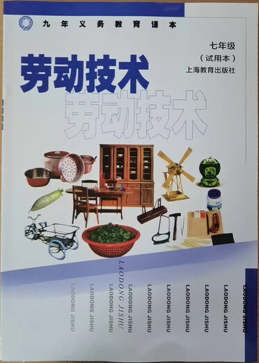 上海教材课本劳动技术678年级六七八年级沪教版劳技教科书