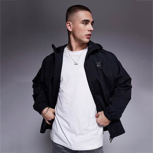 
Armani/Amani EA7 Men's Fashion Casual Hooded Jacket 7M000155 AF13549 Black UC001 XS