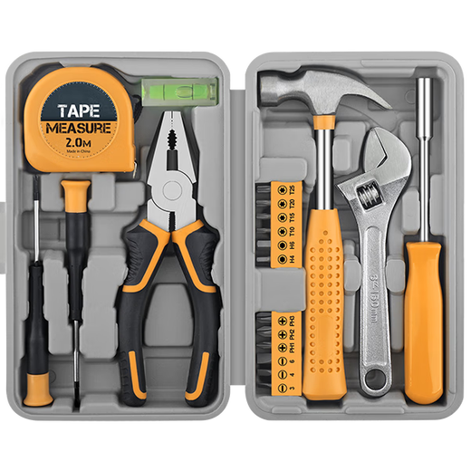 Ximeng household tool box set household hardware repair screwdriver tiger pliers screwdriver wrench electrician tools complete set